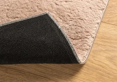 Covor HUARTE, fir scurt, moale și lavabil, roz pudră, 80x250 cm - 5/5