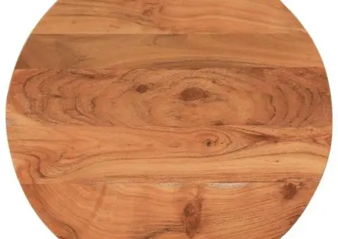 Blat de masă rotund, Ø60x2,5 cm, lemn masiv de acacia - 1/5