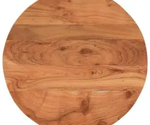 vidaXL Blat de masă rotund, Ø60x2,5 cm, lemn masiv de acacia