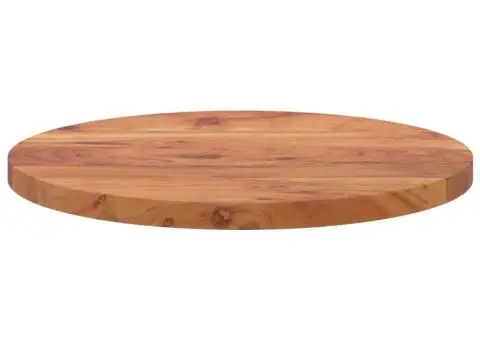 Blat de masă rotund, Ø60x2,5 cm, lemn masiv de acacia - 4/5