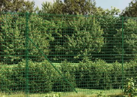 Gard plasă de sârmă cu țăruși de fixare, verde, 2,2x10 m - 1/5