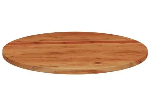 Blat de masă rotund, Ø70x2,5 cm, lemn masiv de acacia - 4/5