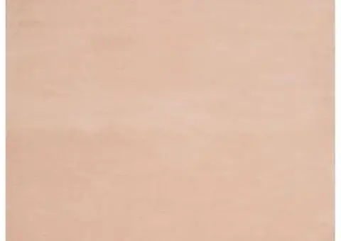 Covor HUARTE, fir scurt, moale și lavabil, roz pudră, 160x160cm - 2/5