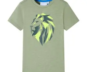 Tricou pentru copii, kaki deschis, 140