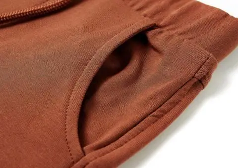 Pantaloni pentru copii cu șnur, maro, 116 - 4/5