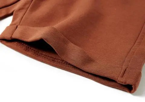 Pantaloni pentru copii cu șnur, maro, 116 - 5/5