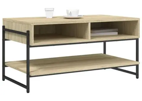 Măsuță de cafea, stejar sonoma, 90x50x45 cm, lemn compozit - 4/5