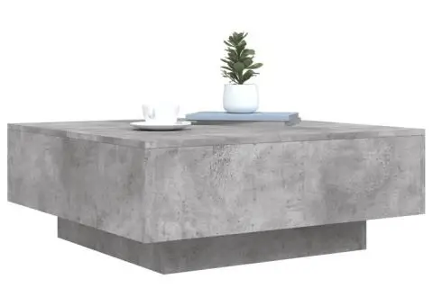 Măsuță de cafea, gri, 80x80x31 cm , PAL - 4/5