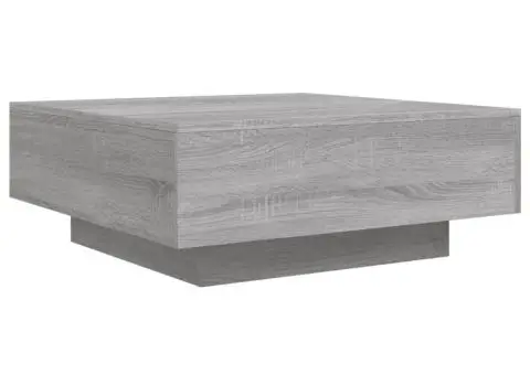 Măsuță de cafea, gri sonoma, 80x80x31 cm , lemn prelucrat - 2/5