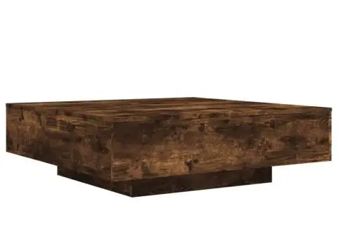 Măsuță de cafea, stejar fumuriu, 100x100x31 cm, lemn prelucrat - 2/5