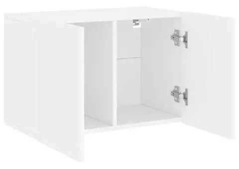 Comodă TV de perete, alb, 60x30x41 cm - 5/5