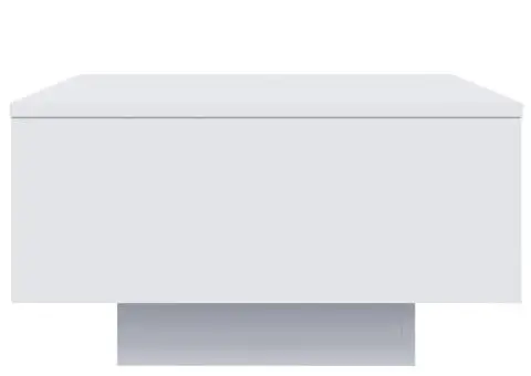 Măsuță de cafea, alb, 55x55x31 cm, lemn compozit - 5/5