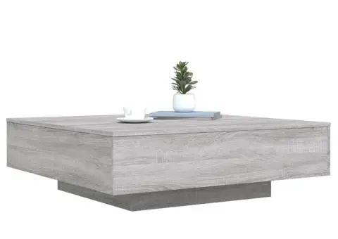 Măsuță de cafea, gri sonoma, 100x100x31 cm, lemn prelucrat - 4/5