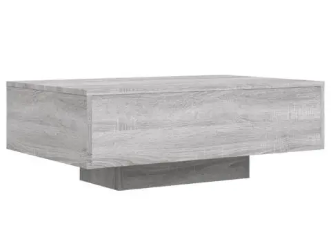 Măsuță de cafea cu lumini LED, gri sonoma, 85x55x31 cm - 3/5