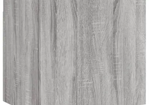 Comodă TV de perete, gri sonoma 40,5x30x40 cm lemn prelucrat - 2/5