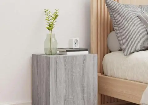 Comodă TV de perete, gri sonoma 40,5x30x40 cm lemn prelucrat - 3/5