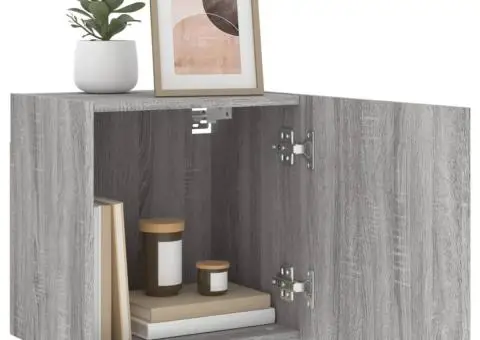 Comodă TV de perete, gri sonoma 40,5x30x40 cm lemn prelucrat - 5/5