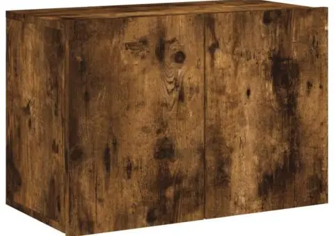 Comodă TV de perete, stejar fumuriu, 60x30x41 cm - 2/5