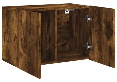 Comodă TV de perete, stejar fumuriu, 60x30x41 cm - 5/5