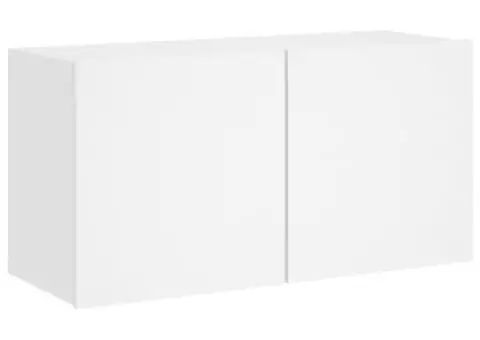 Comodă TV de perete, alb, 80x30x41 cm - 2/5