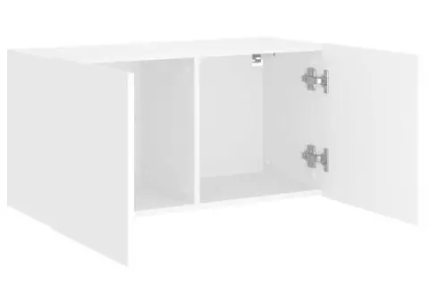 Comodă TV de perete, alb, 80x30x41 cm - 5/5