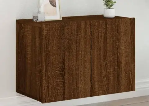 Comodă TV de perete, stejar maro, 60x30x41 cm - 1/5