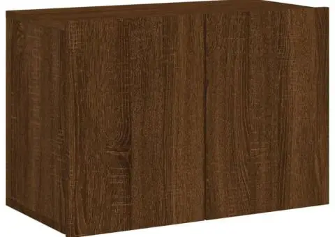 Comodă TV de perete, stejar maro, 60x30x41 cm - 2/5