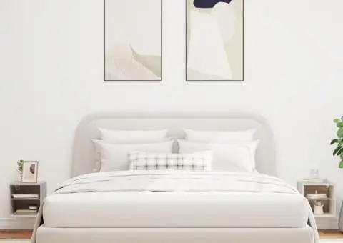 Comode TV cu lumini LED, 2 buc., gri sonoma, 30x28,5x30 cm - 3/5