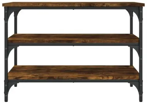 Bancă de pantofi, stejar fumuriu, 70x38,5x49 cm, lemn prelucrat - 5/5