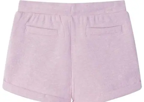 Pantaloni pentru copii cu șnur, lila combinat, 128 - 2/5