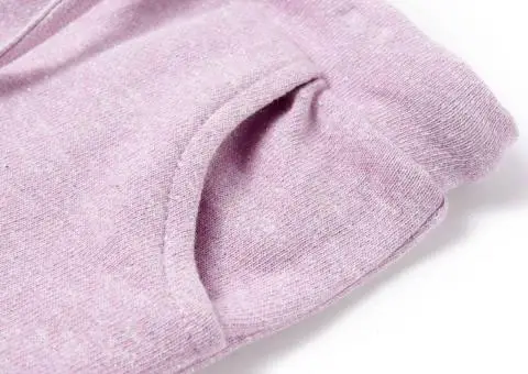 Pantaloni pentru copii cu șnur, lila combinat, 128 - 5/5