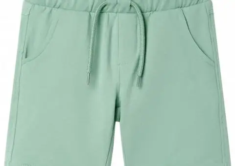 Pantaloni scurți pentru copii cu șnur, kaki deschis, 92 - 1/5