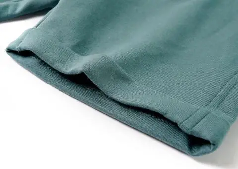 Pantaloni scurți pentru copii cu șnur, albastru petrol învechit, 128 - 5/5