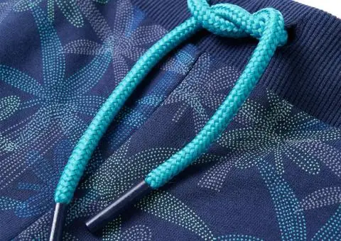 Pantaloni scurți pentru copii cu șnur, bleumarin, 92 - 4/5