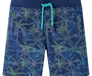 Pantaloni scurți pentru copii cu șnur, bleumarin, 116