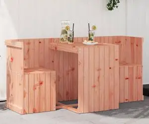 vidaXL Set de balcon cu 2 locuri, lemn masiv douglas