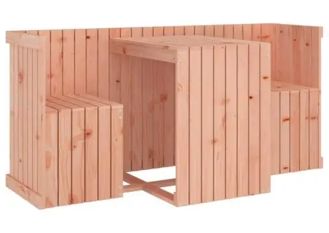 Set de balcon cu 2 locuri, lemn masiv douglas - 2/5