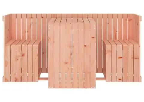 Set de balcon cu 2 locuri, lemn masiv douglas - 4/5