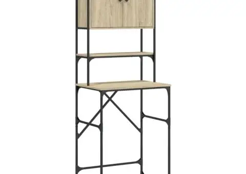 Dulap mașina de spălat, stejar sonoma, 68x48,5x194 cm - 2/5