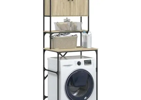 Dulap mașina de spălat, stejar sonoma, 68x48,5x194 cm - 5/5