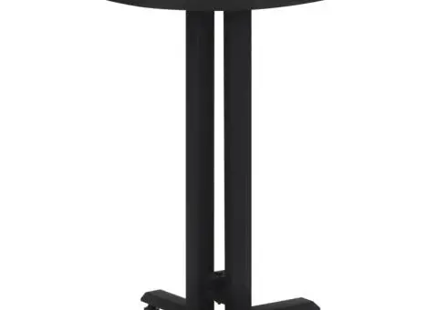 Masă de bistro rotundă, Ø55x76 cm, lemn masiv de tec reciclat - 1/5