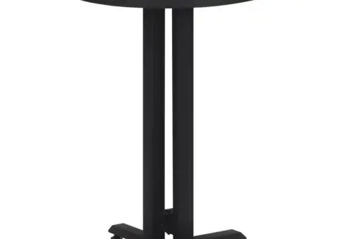 Masă de bistro rotundă, Ø55x76 cm, lemn masiv de tec reciclat - 2/5