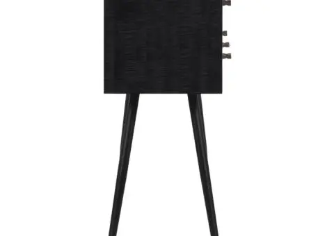 Masă consolă cu sertare, 116x30x76 cm, lemn masiv tec reciclat - 4/5