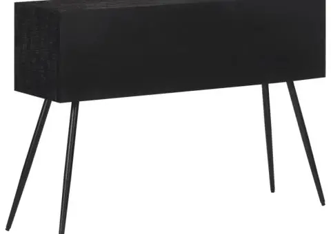 Masă consolă cu sertare, 116x30x76 cm, lemn masiv tec reciclat - 5/5