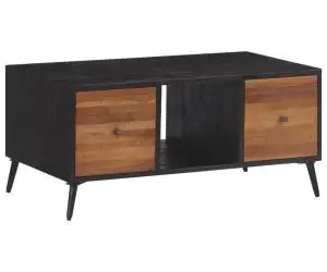 vidaXL Măsuță de cafea, 90x50x41 cm, lemn masiv de tec reciclat