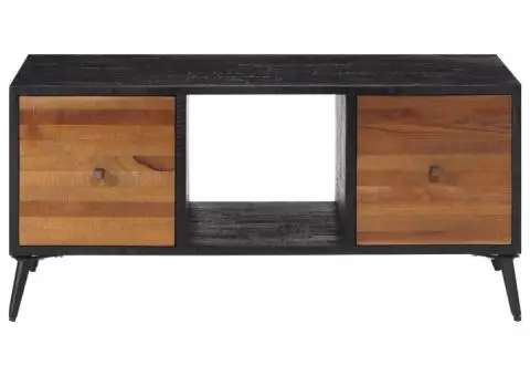 Măsuță de cafea, 90x50x41 cm, lemn masiv de tec reciclat - 3/5