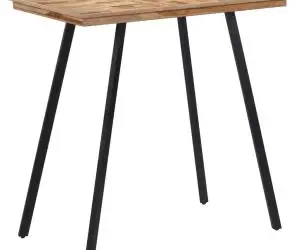 vidaXL Masă de bar, 110x55x105 cm, lemn masiv de tec