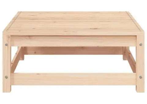 Taburet de grădină, 70x70x30 cm, lemn masiv de pin - 4/5