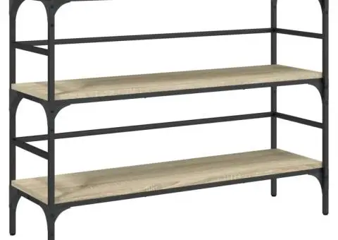 Măsuță consolă, stejar sonoma, 100x32x75 cm, lemn prelucrat - 2/5