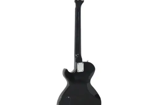 Chitara electrică de începători, cu husă, maro/negru, 4/4 39" - 5/5